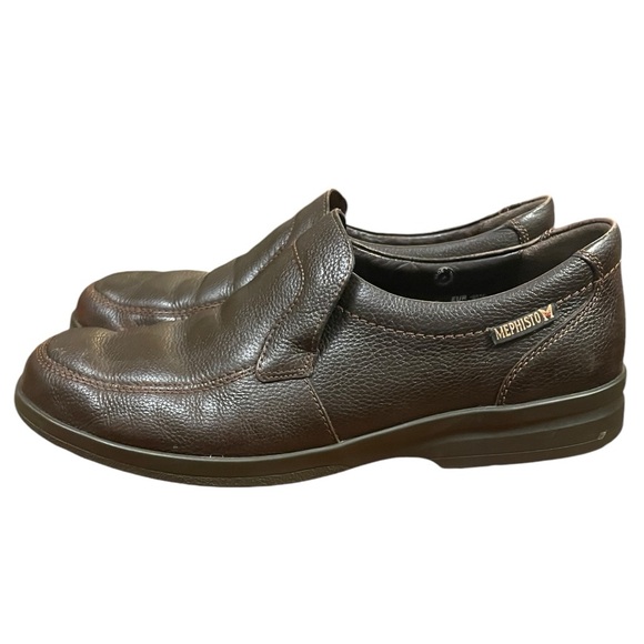 Mephisto Other - Mephisto Mens Mallory Loafer Brown Leather Slip On Size 11